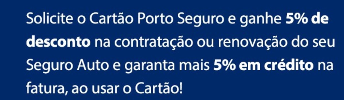 Cartão de Crédito Porto Bank